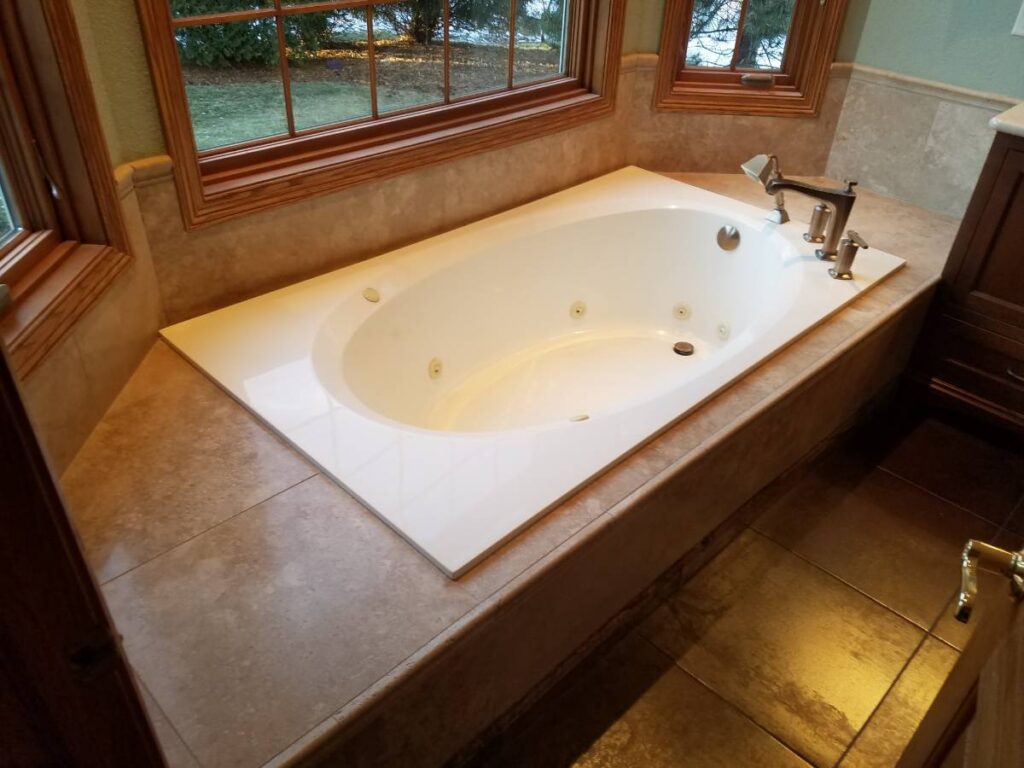 Bathroom Tile Tub Surround Installation