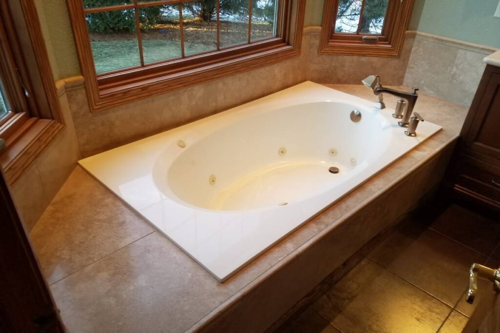 Bathroom Tile Tub Surround Installation