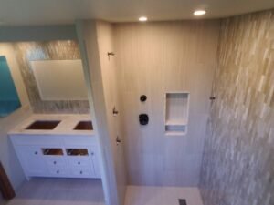 Shower Tile Installation. Shower Wall Panels vs Tile