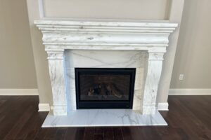 best tile for fireplace surround