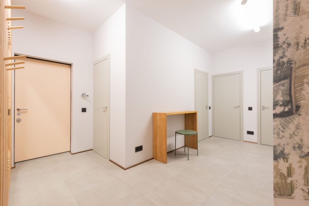 Entryway floor tile large format